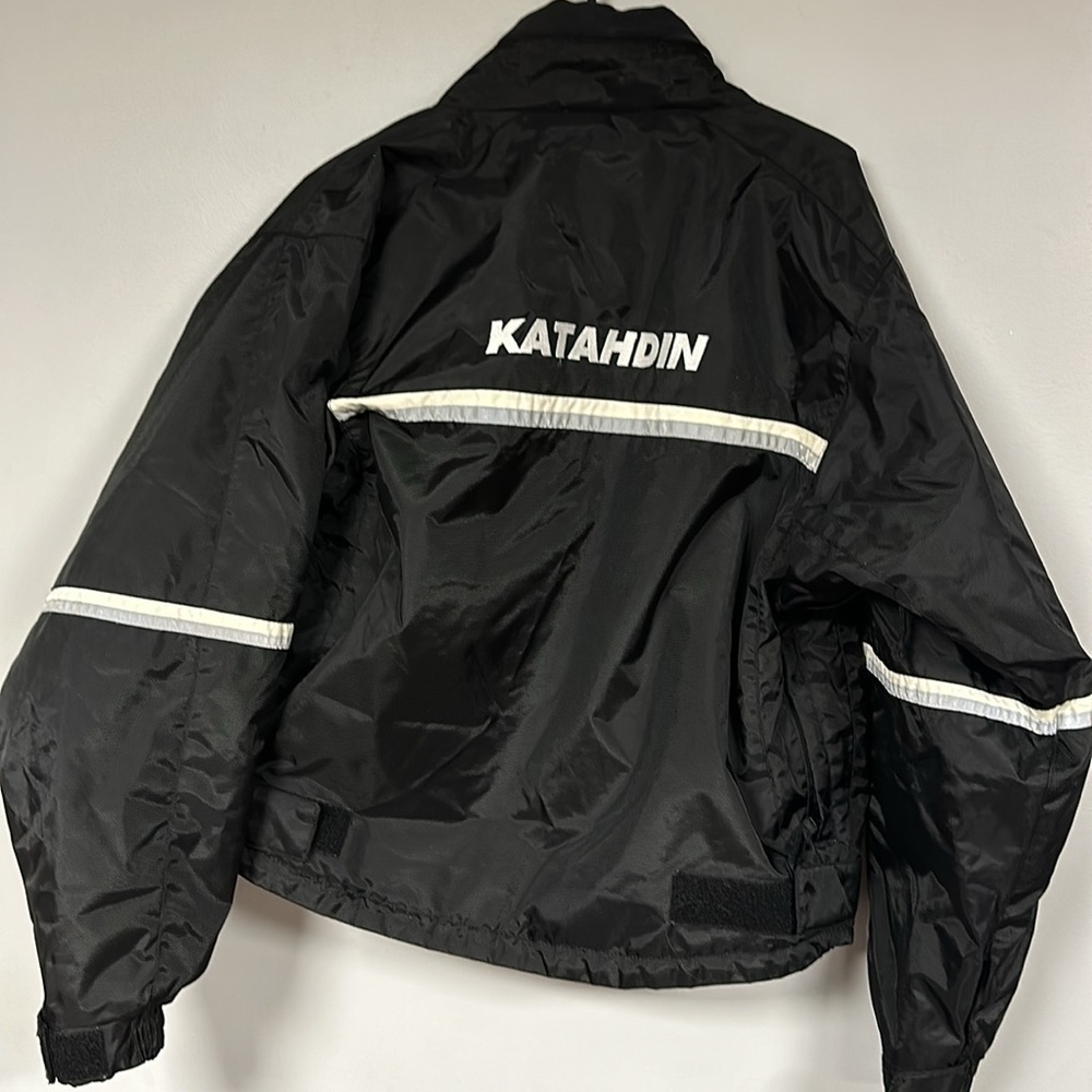 Vintage Kathdin Gear FCJ SNOWBOBILE Jacket, Full Zip, Double Snap, Air Vents, S